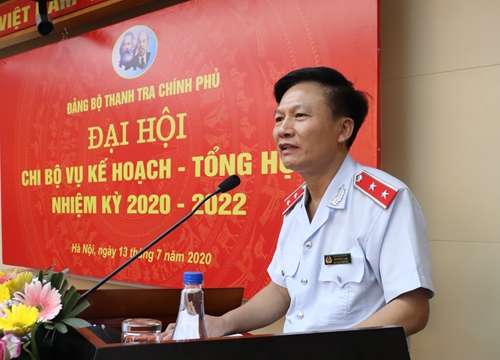 Phó Tổng TTCP Bùi Ngọc Lam đánh giá cao kết quả của Chi bộ Vụ Kế hoạch – Tổng hợp